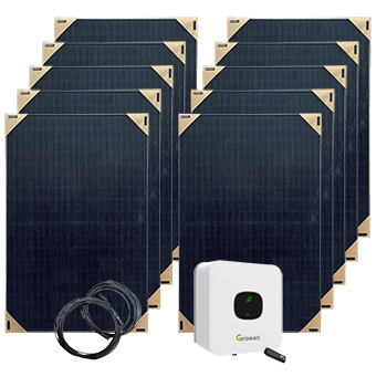 4.200 W Hauskraftwerk mit 10 Jinko-Modulen und Growatt 3300TL-X Wechselrichter